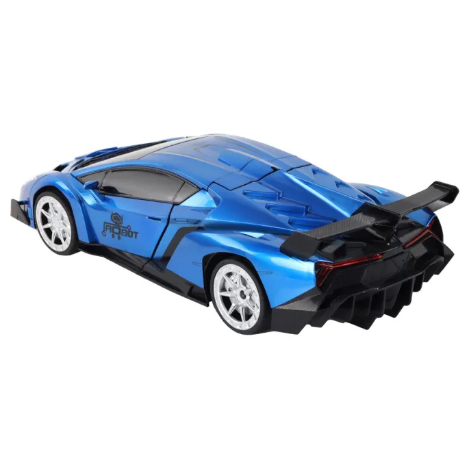 Zbliżenie na nowoczesny pilot sterujący samochodem-robotem RC