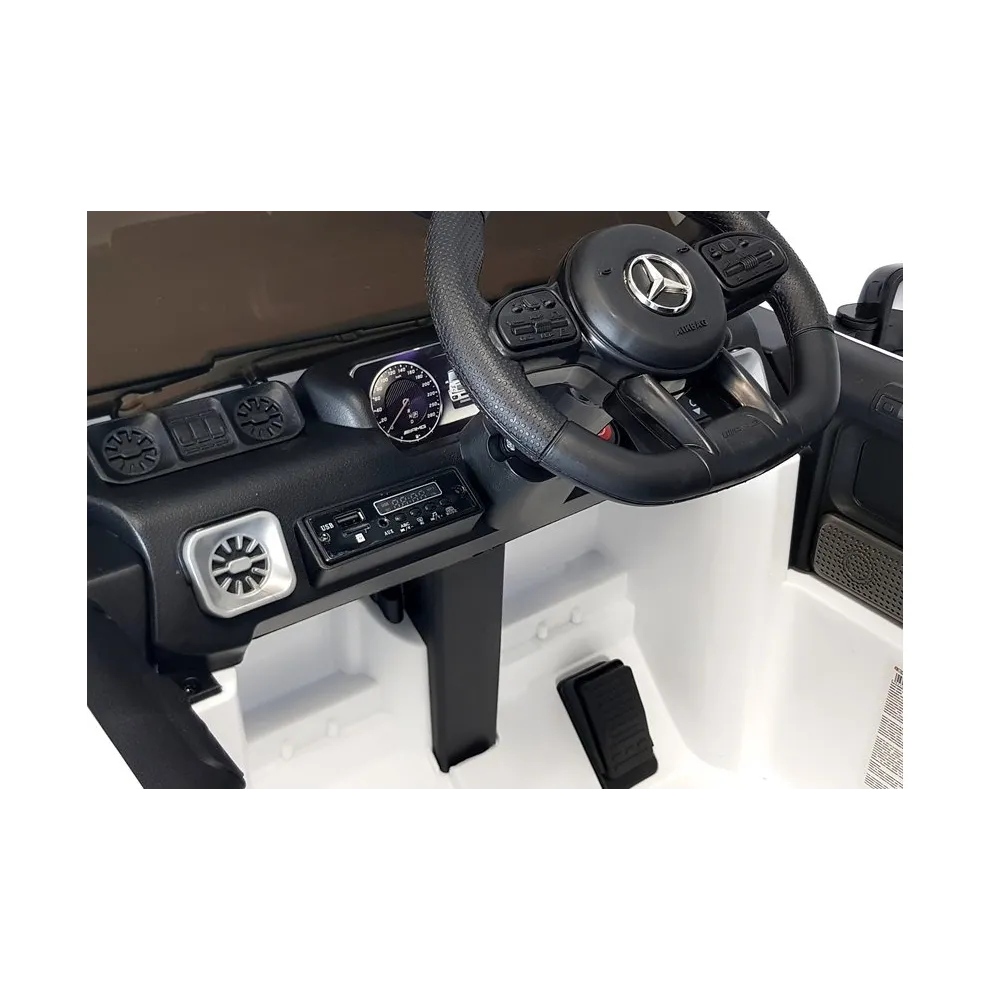 Auto na Akumulator Mercedes G63 Biały BBH-0003