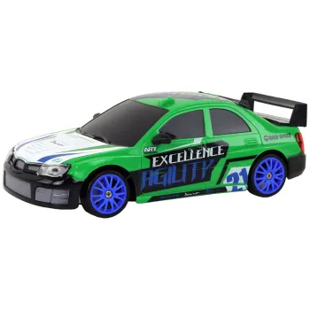 Autko Sportowe Zdalnie Sterowane R/C 1:24 Zielone Wymienne Koła