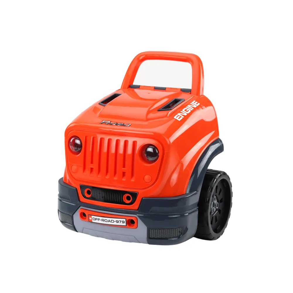 Edukacyjny zestaw majsterkowicza w formie auta z efektami dźwiękowymi i świetlnymi