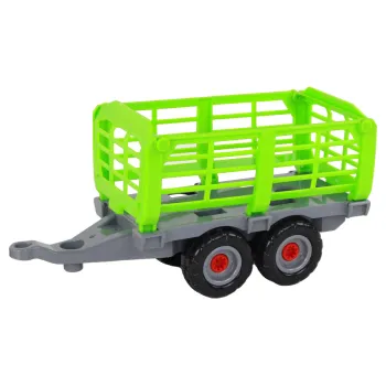 zabawka edukacyjna traktor z naczepą i realistycznymi efektami