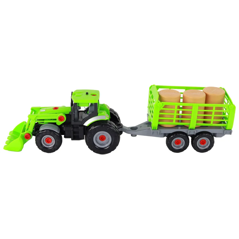 zestaw dla dzieci traktor z wkrętakiem rozwijający manualne umiejętności