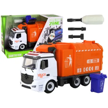 Edukacyjna śmieciarka sorter z efektem dźwięku i światła do samodzielnego montażu