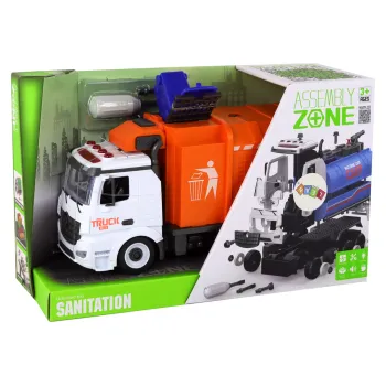 Sorter śmieciarki z certyfikatem EN71 i koszem na odpady dla maluchów