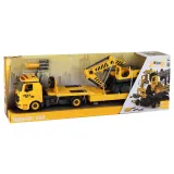 Elementy zestawu laweta do samodzielnego składania dla dzieci