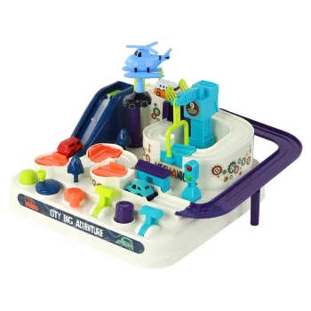 Zestaw Interaktywny Tor Przeszkód Dla Samochodzików Kolorowy