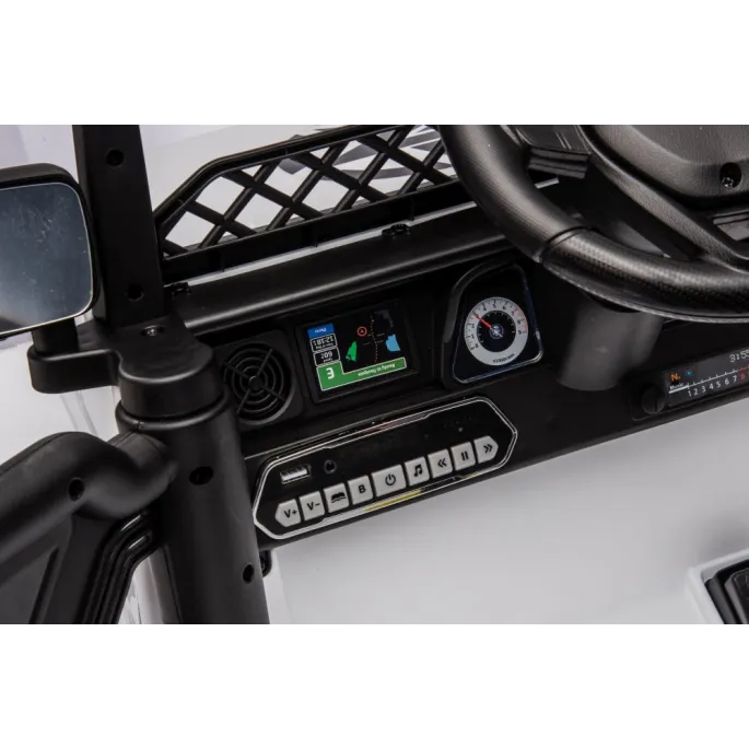 Auto Na Akumulator Toyota FJ Biała 4x4