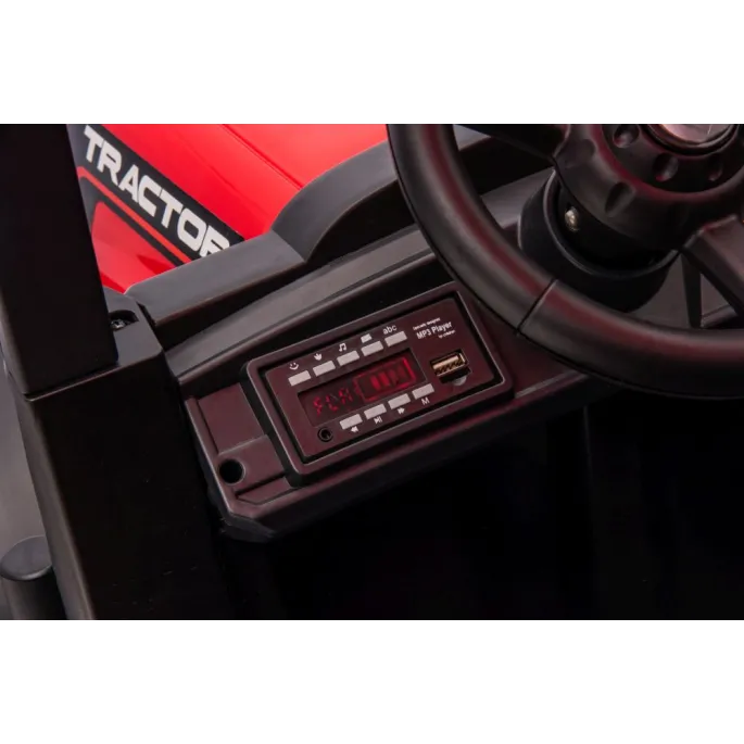 Traktor Na Akumulator A011 24V Czerwony