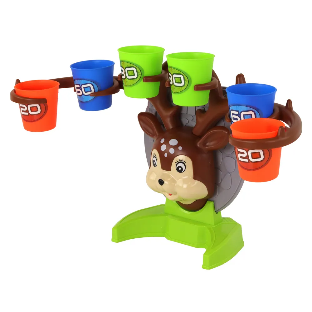 Jelonek jako cel do rzucania piłeczkami – zabawa na imprezy dziecięce