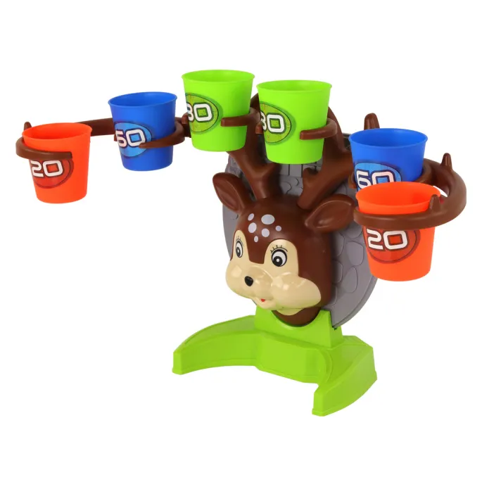 Jelonek jako cel do rzucania piłeczkami – zabawa na imprezy dziecięce