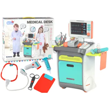 Interaktywny zestaw lekarski dla dzieci z monitorem EKG i akcesoriami