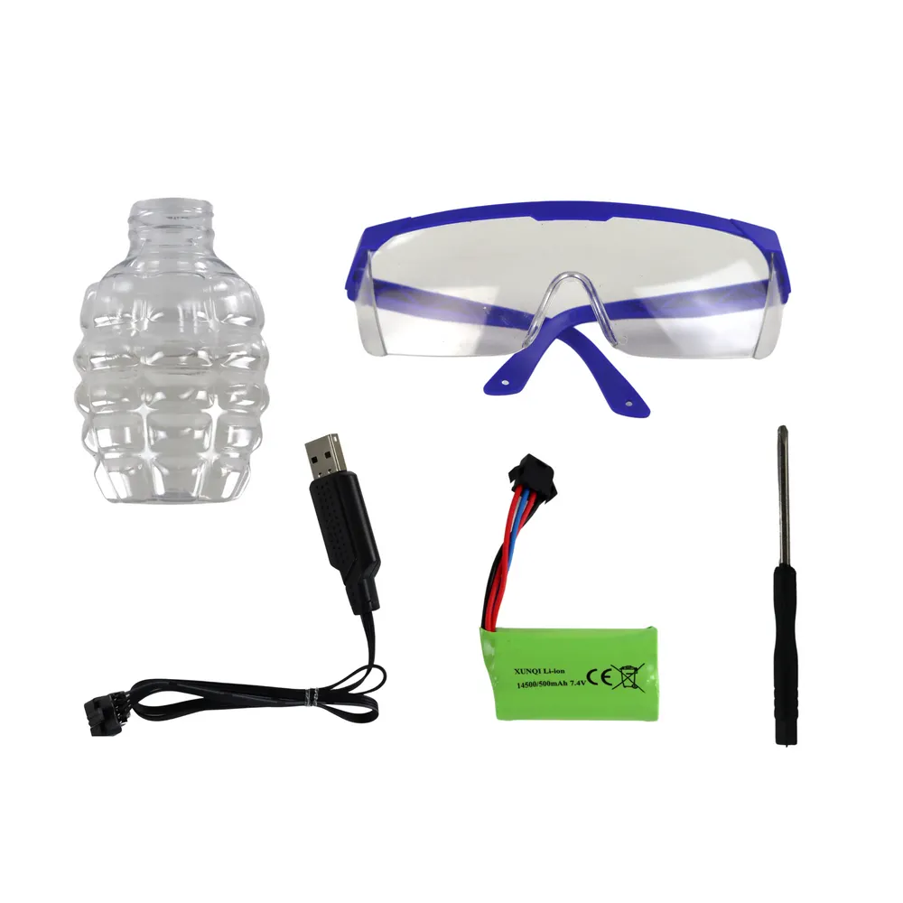 Zestaw do gry z karabinem wodnym i okularami dla młodzieży i dorosłych