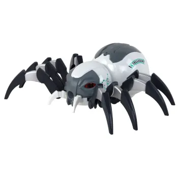 Duży Pająk Zdalnie Sterowany RC Na Baterie Biało-Szary