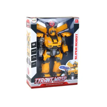 Solidny robot R/C żółty, idealny na prezent dla fana technologii