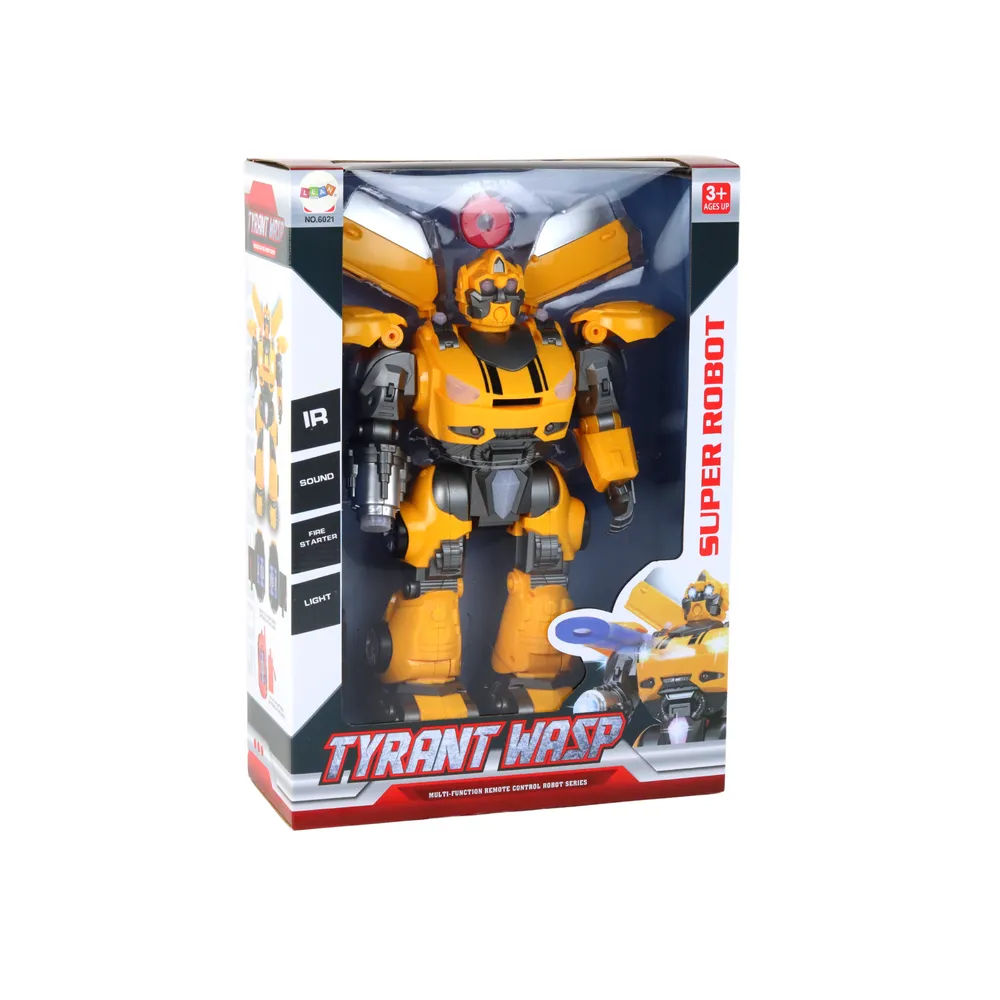 Solidny robot R/C żółty, idealny na prezent dla fana technologii