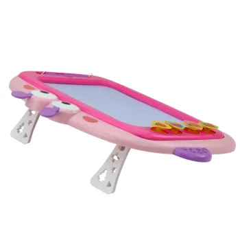 Tablica Magnetyczna Do Malowania 4 Kolory Znikopis 4 Pieczątki Różowa