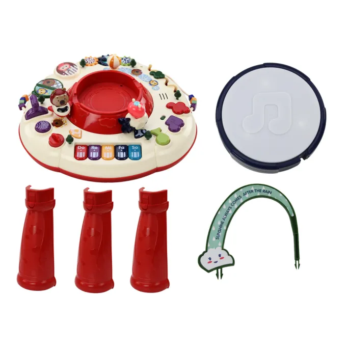 Zabawka edukacyjna z licznymi funkcjami rozwijającymi umiejętności malucha