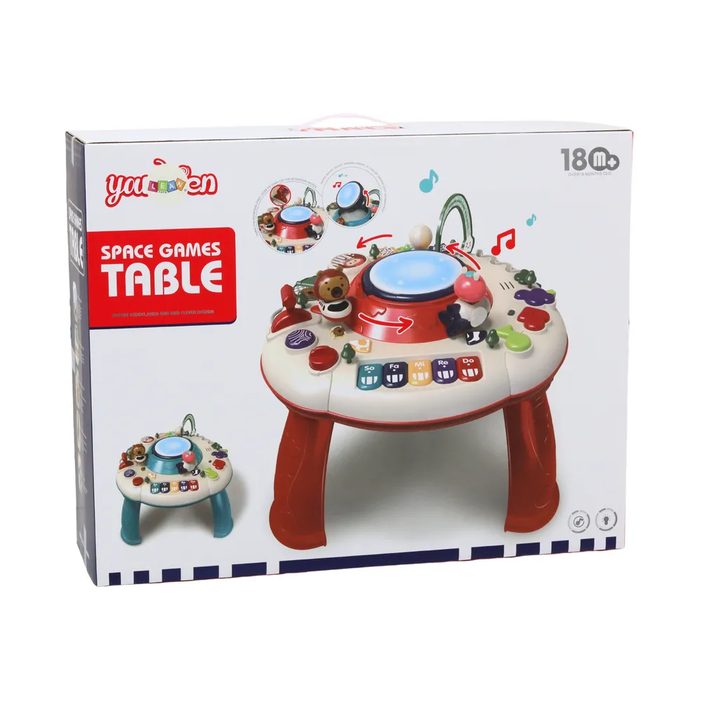 Panel edukacyjny dla dzieci z ruchomymi kołami zębatymi i przeplatanką