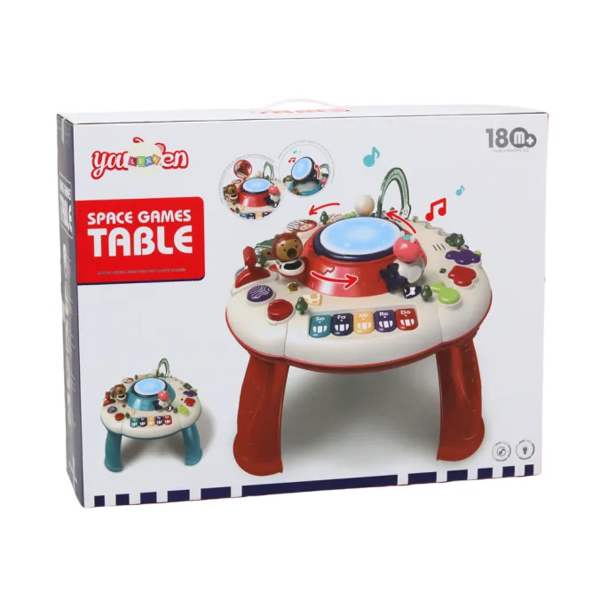 Panel edukacyjny dla dzieci z ruchomymi kołami zębatymi i przeplatanką