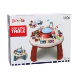 Panel edukacyjny dla dzieci z ruchomymi kołami zębatymi i przeplatanką