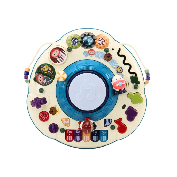 Stolik edukacyjny wspierający rozwój zmysłów i koordynacji ruchowej dziecka