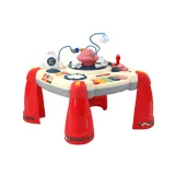 Edukacyjny stoliczek Kosmos z karuzelą rakiet i elementami muzycznymi