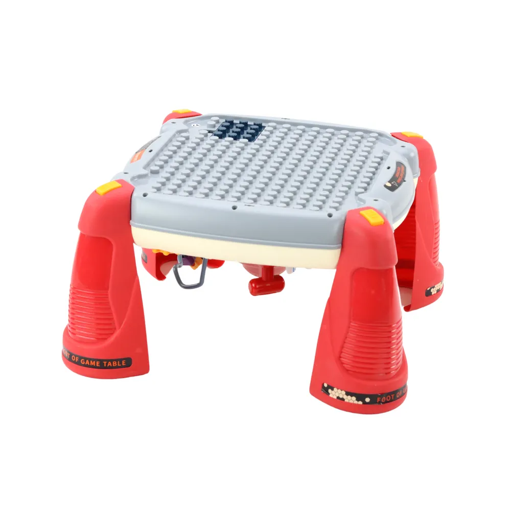 Stoliczek zabawka dla dziecka z możliwością układania i dotykania klocków