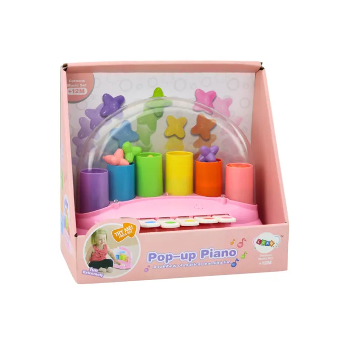 Pianinko dla dziewczynki rozwijające koordynację i zmysły malucha