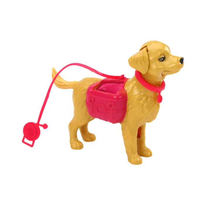 Zabawka z lalką, psami, kotem i akcesoriami do odgrywania ról