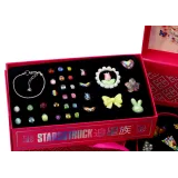 Podgląd szkatułki do robienia biżuterii z trzema półkami