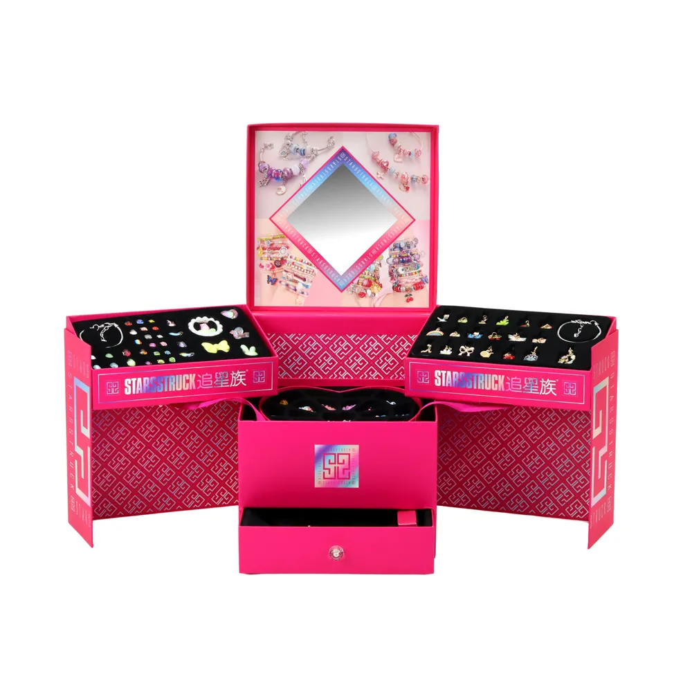 Zestaw do tworzenia biżuterii dla dziewczynek – 1267 kolorowych elementów