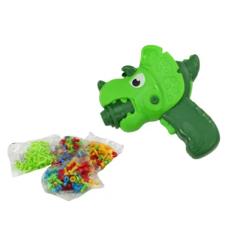 Walizka kreatywna z planszą do budowania i śrubkami dla dzieci