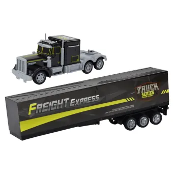 Duża zabawkowa ciężarówka RC o długości 60 cm z pilotem