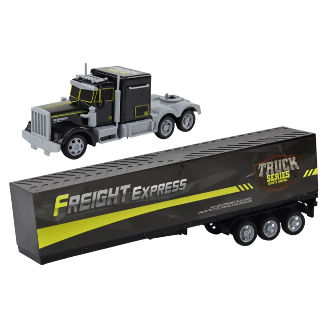 Duża zabawkowa ciężarówka RC o długości 60 cm z pilotem