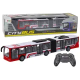 RC autobus miejski czerwono-biały z efektami LED dla dzieci