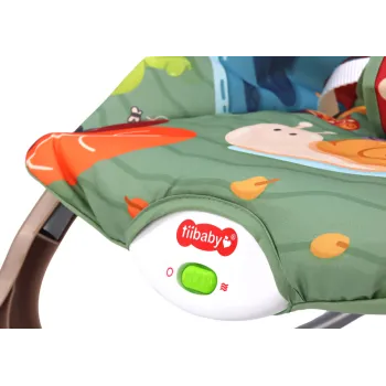 Lekki bujaczek dziecięcy z regulowanym pałąkiem i miękkimi materiałami