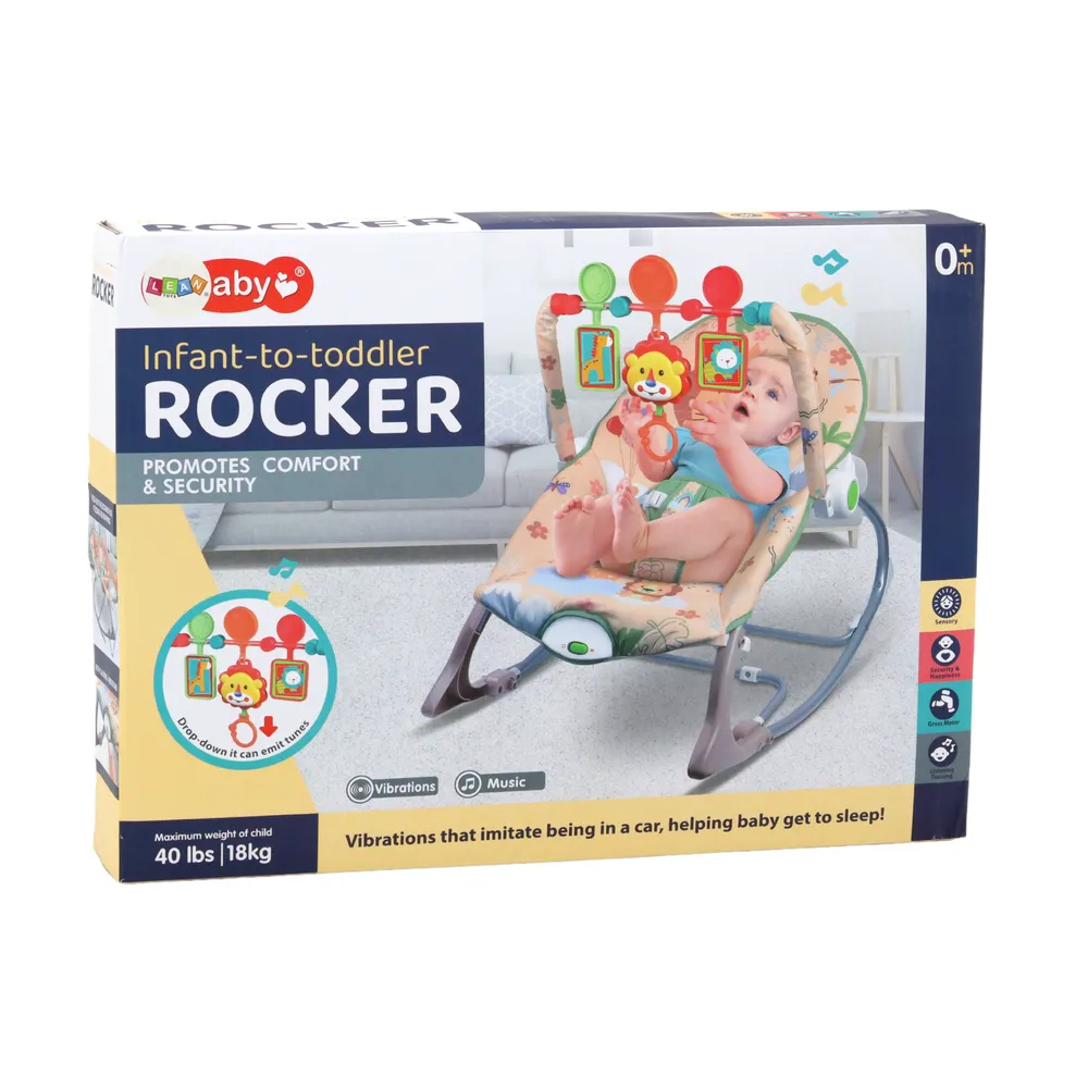 Wielofunkcyjny leżaczek dziecięcy z miękkim wykończeniem i certyfikatem CE