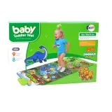 Mata taneczna 150x70 cm z realistycznymi odgłosami dinozaurów