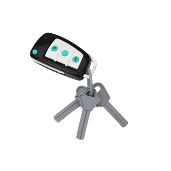 Pilot, kluczyki i telefon jako realistyczne akcesoria do zabawy