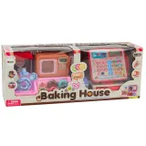 Bezpieczny zestaw zabawkowy do kreatywnej zabawy w sklep i cukiernię