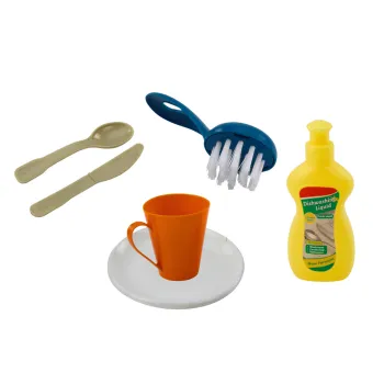 Suszarka i zlewozmywak edukacyjny do zabawy w dom dla dzieci powyżej 3 lat