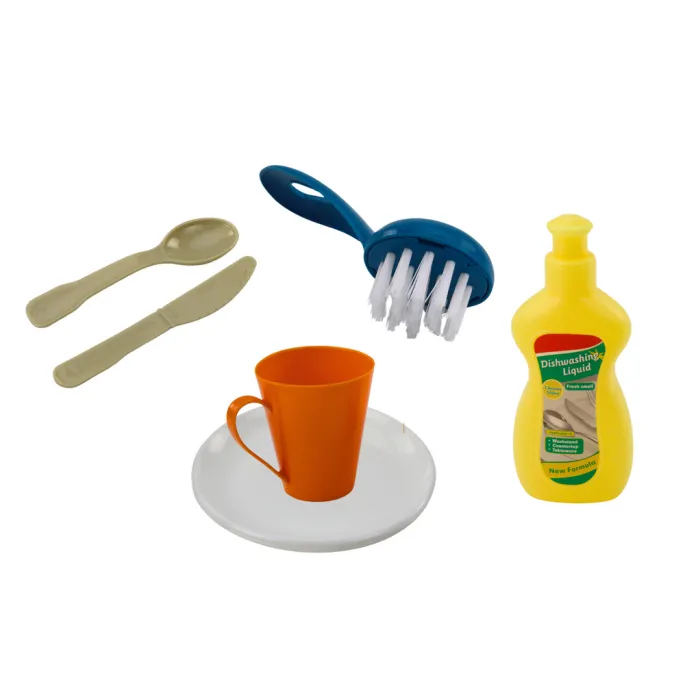 Suszarka i zlewozmywak edukacyjny do zabawy w dom dla dzieci powyżej 3 lat