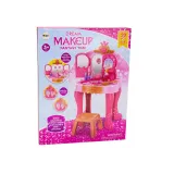 Toaletka dla dziewczynki z szufladą, suszarką i bogatym zestawem akcesoriów