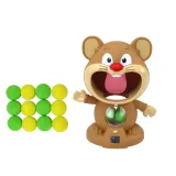 Zestaw do rodzinnej zabawy: strzelanie w ruchomego chomika dla dzieci