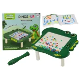Stolik Tablica Magnetyczna Edukacyjna Dinozaur Pad Układanka Zielona