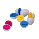 Zestaw jajek edukacyjnych do nauki liczb i kolorów dla dzieci