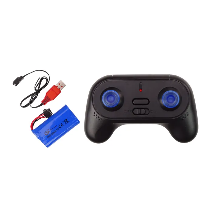 Pilot i akcesoria zestawu z autem terenowym RC Rekin 2.4G