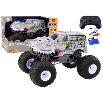 Duże Auto Terenowe Zdalnie Sterowane 2.4G RC 1:6 Dinozaur