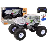 Zdalnie sterowane auto terenowe z motywem dinozaura w rozmiarze XL