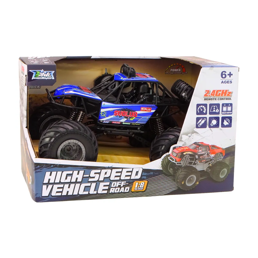 Zestaw auta zdalnie sterowanego RC 1:8 z akcesoriami